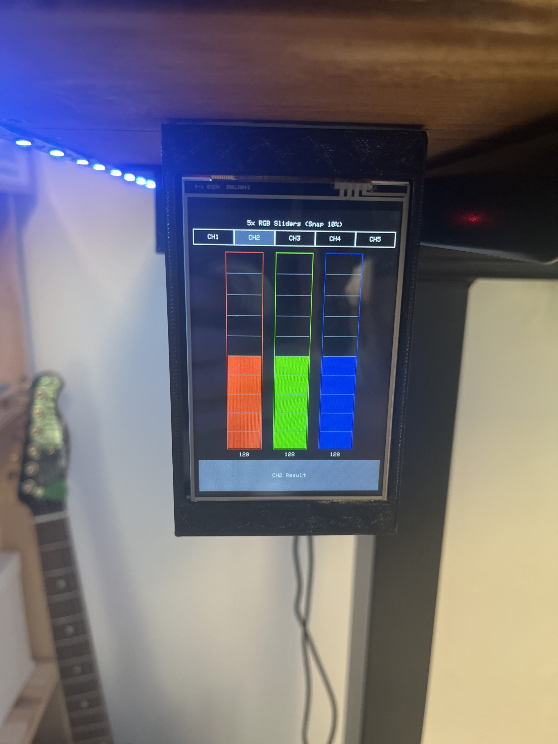 DIY RGB LED controller with touch display