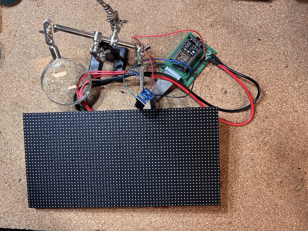 Elektroclock assembled PCB prototype