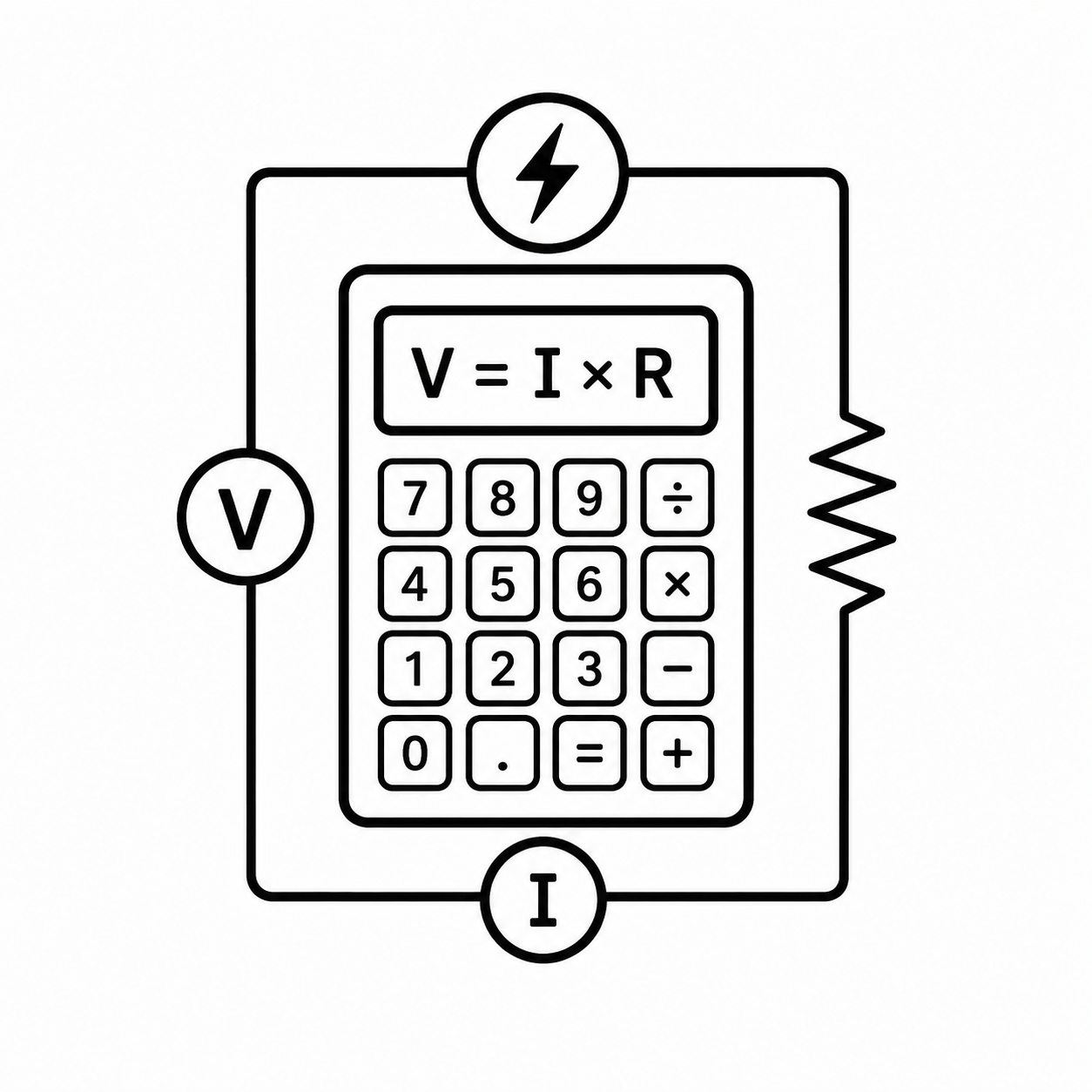 Electronics calculator for different electronic calculations