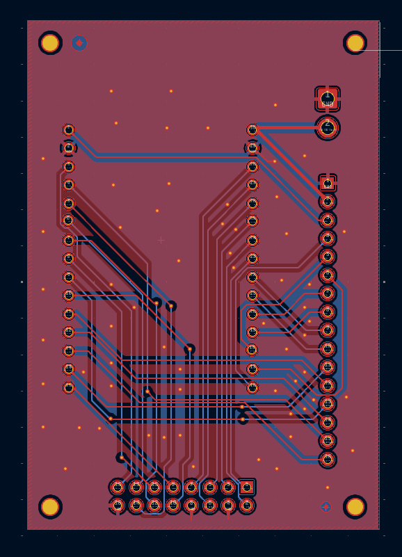 Elektroclock PCB layout