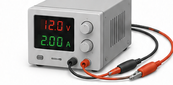 Power basics for electronics learning illustration